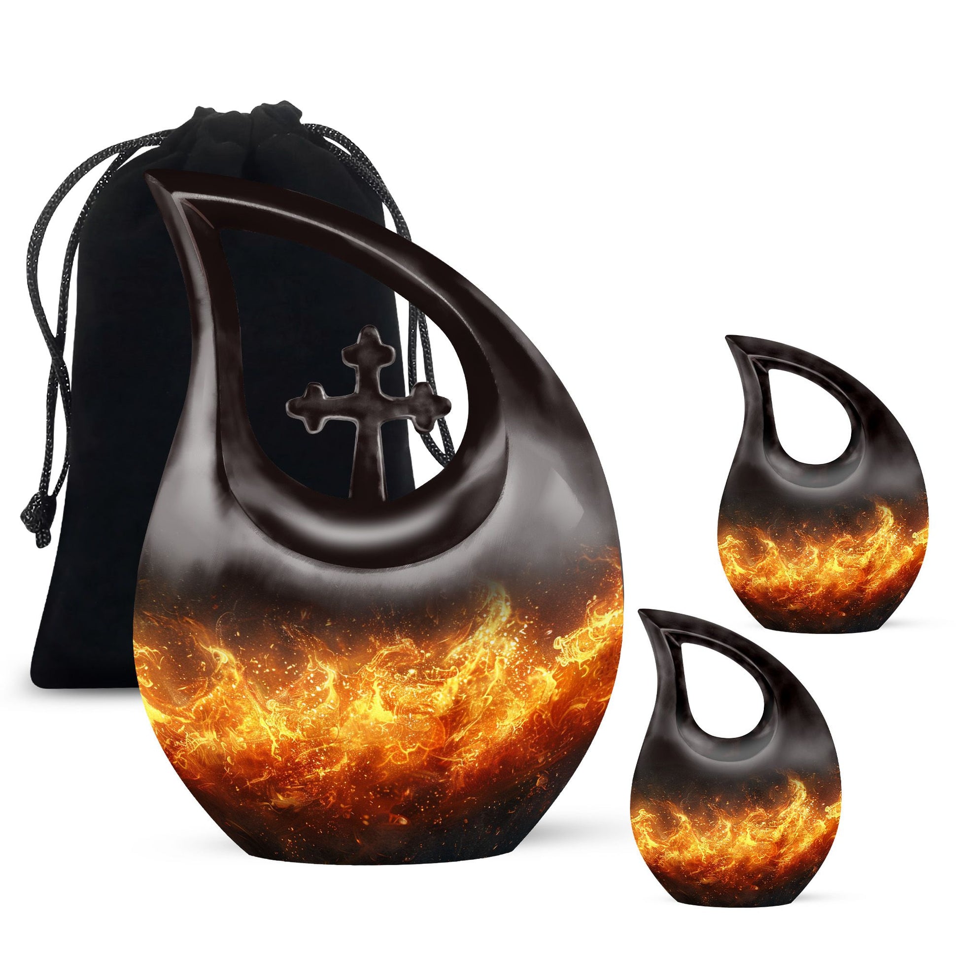 Fire Urns For Ashes - Keepsake Cremation Urns For Human Ashes Adult