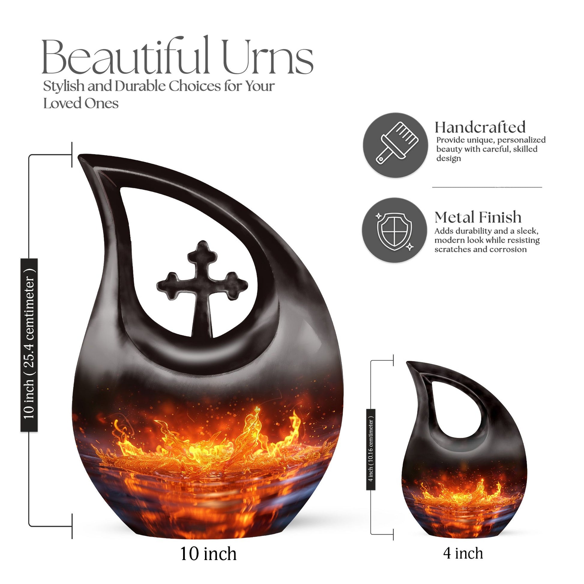 Fire Urns For Ashes - Urn For Cremation Ashes