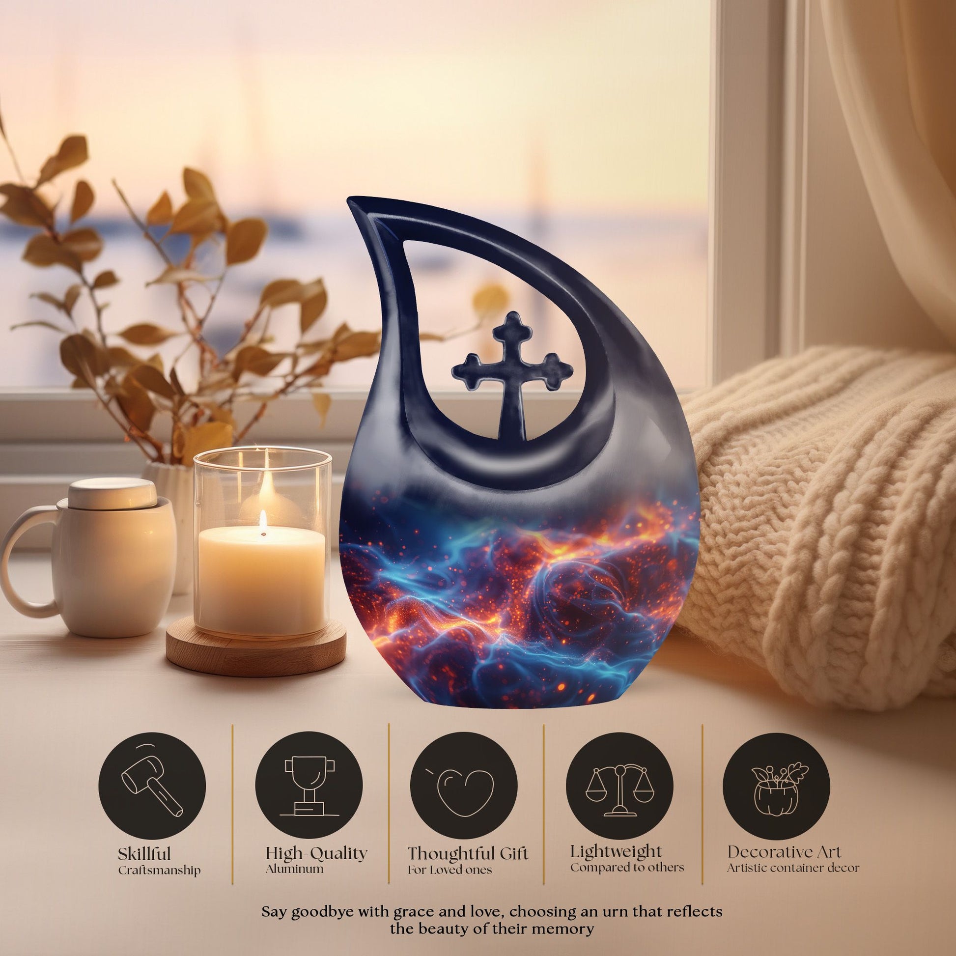 Fire Urns For Ashes - Human Cremation Urns