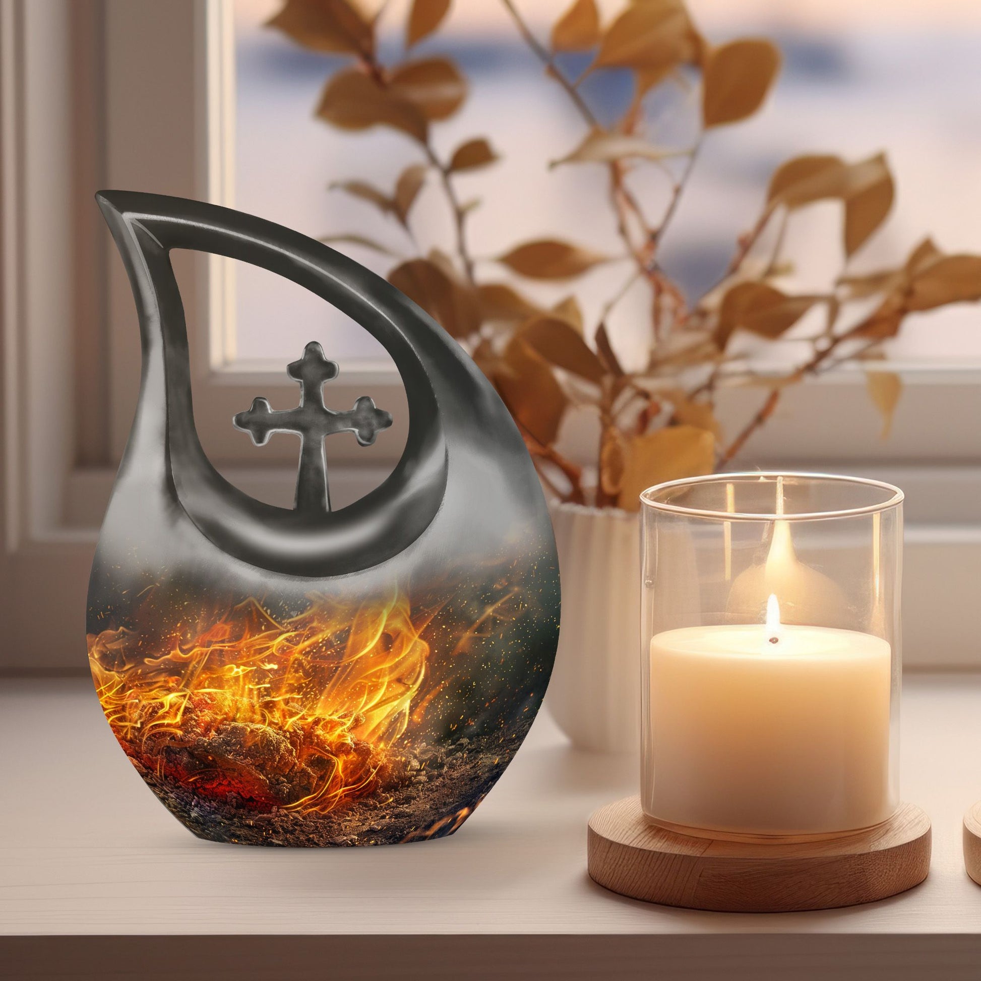 Fire Urns For Ashes - Adult Size Cremation Urn