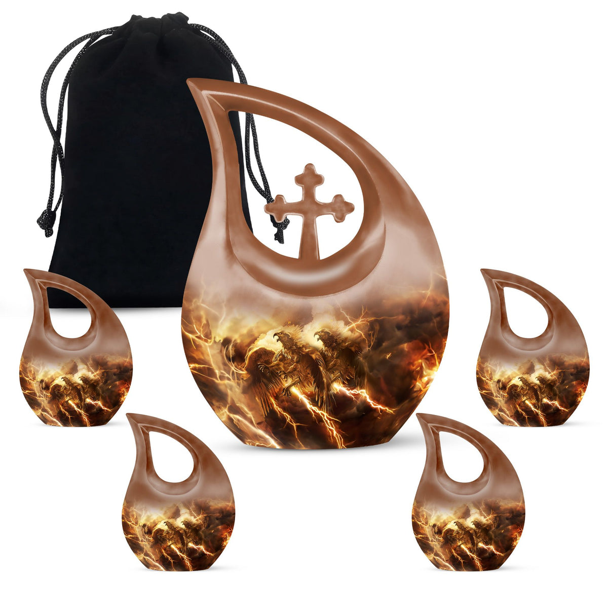 Catholic Urns For Ashes - Cremation Urns With Keepsake