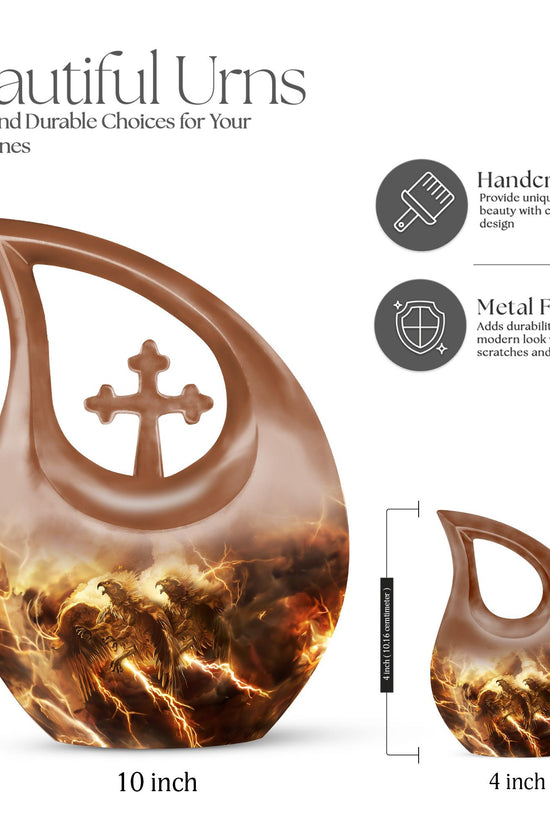 Catholic Urns For Ashes - Cremation Urns With Keepsake