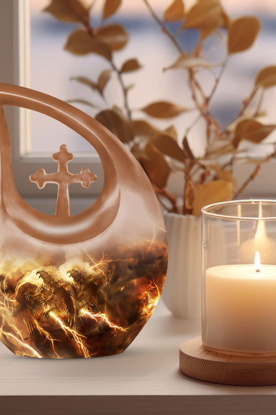 Catholic Urns For Ashes - Cremation Urns With Keepsake