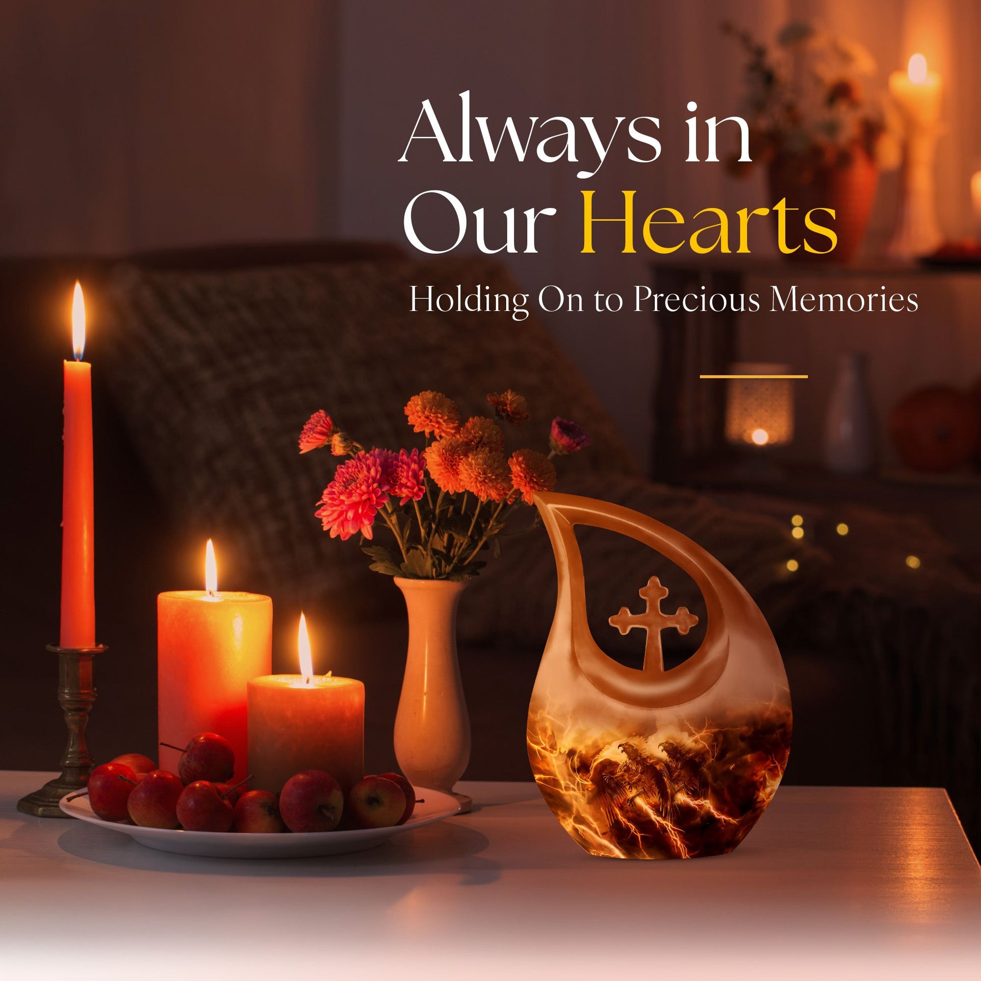 Catholic Urns For Ashes - Cremation Urns With Keepsake