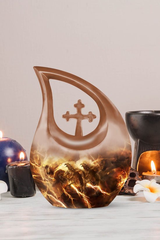 Catholic Urns For Ashes - Cremation Urns With Keepsake
