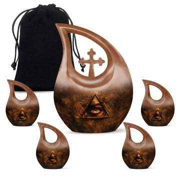 Large Urn With 4 Keepsake