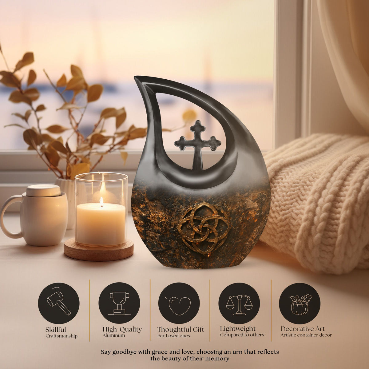 Catholic Urns For Ashes - Adult Cremation Urns For Human Ashes