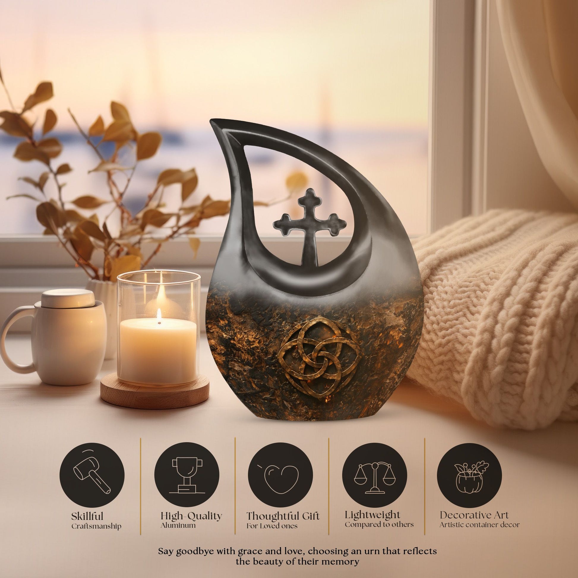Catholic Urns For Ashes - Adult Cremation Urns For Human Ashes