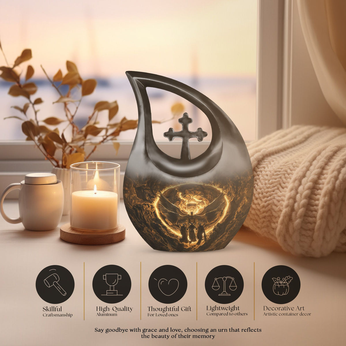 Catholic Urns For Ashes - Cremation Urn Human