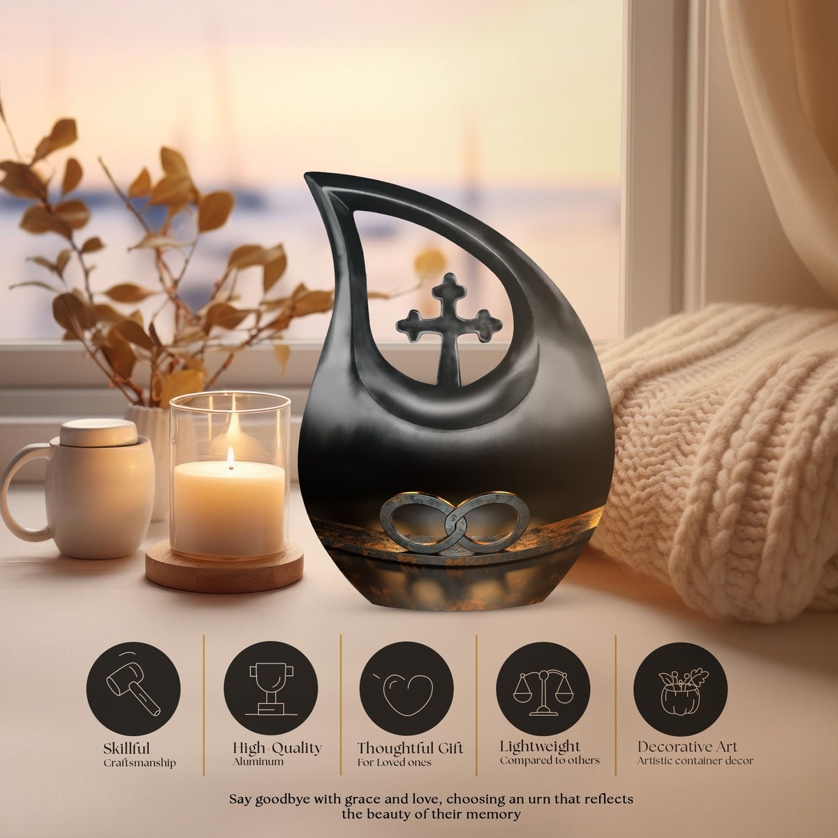 Catholic Urns For Ashes - Cremation Urn For Human