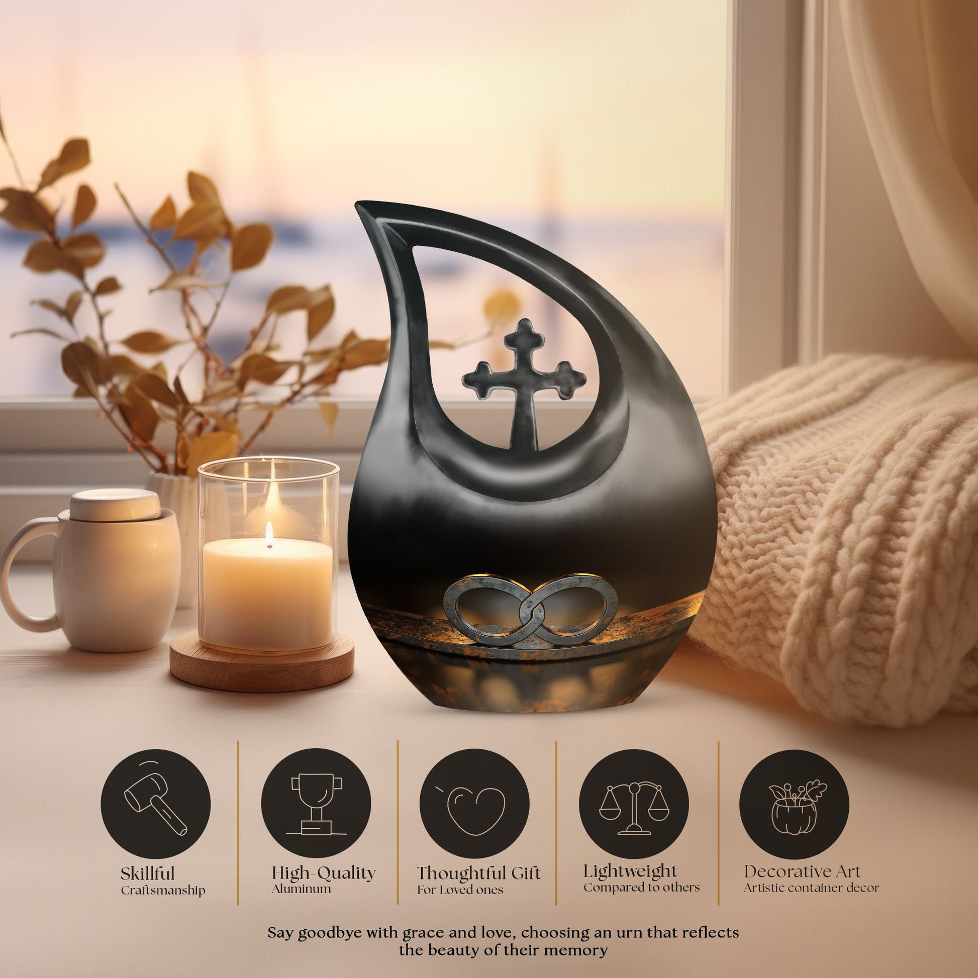 Catholic Urns For Ashes - Cremation Urn For Human