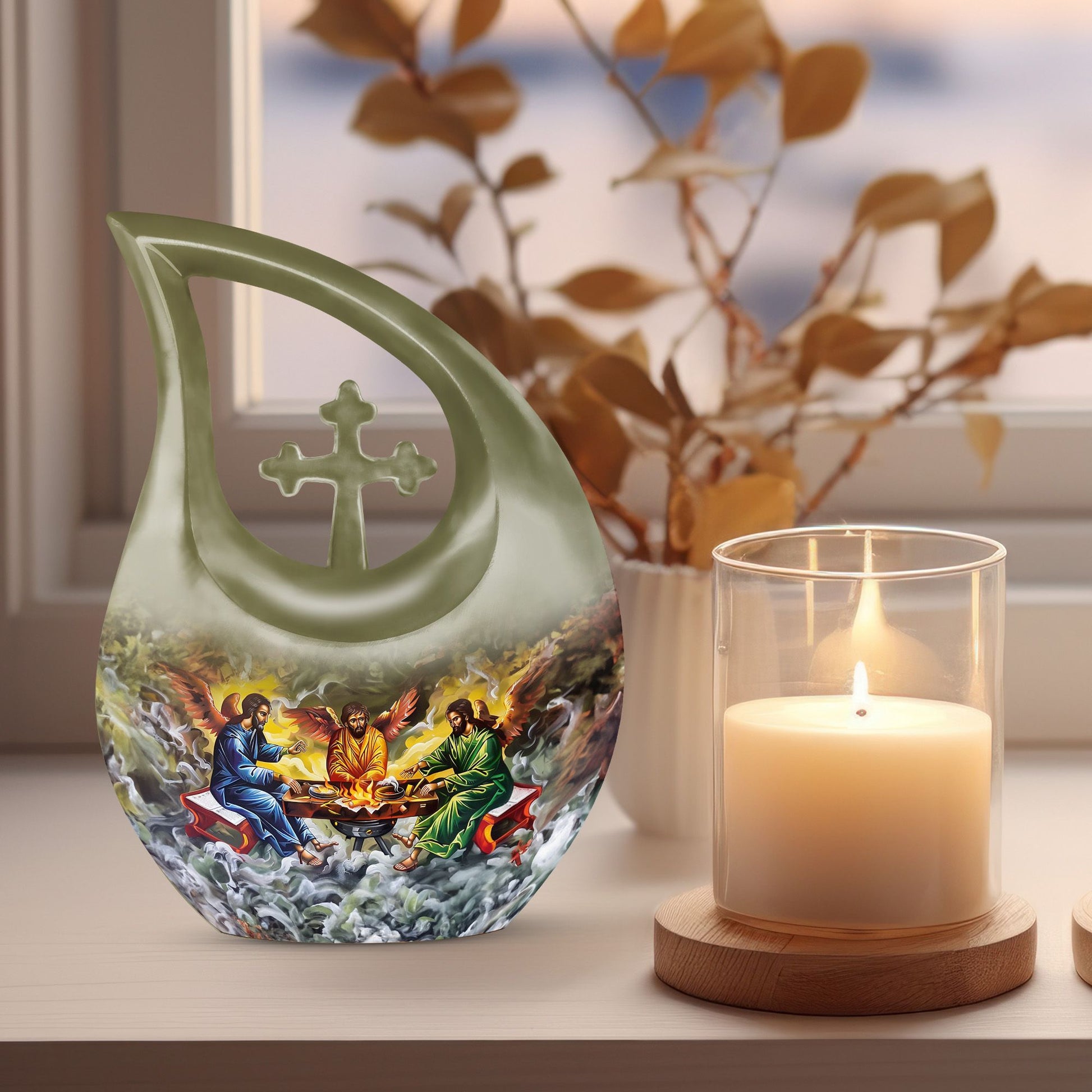 Catholic Urns For Ashes - Cremation Urn Adult Human