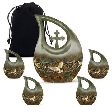 Large Urn With 4 Keepsake