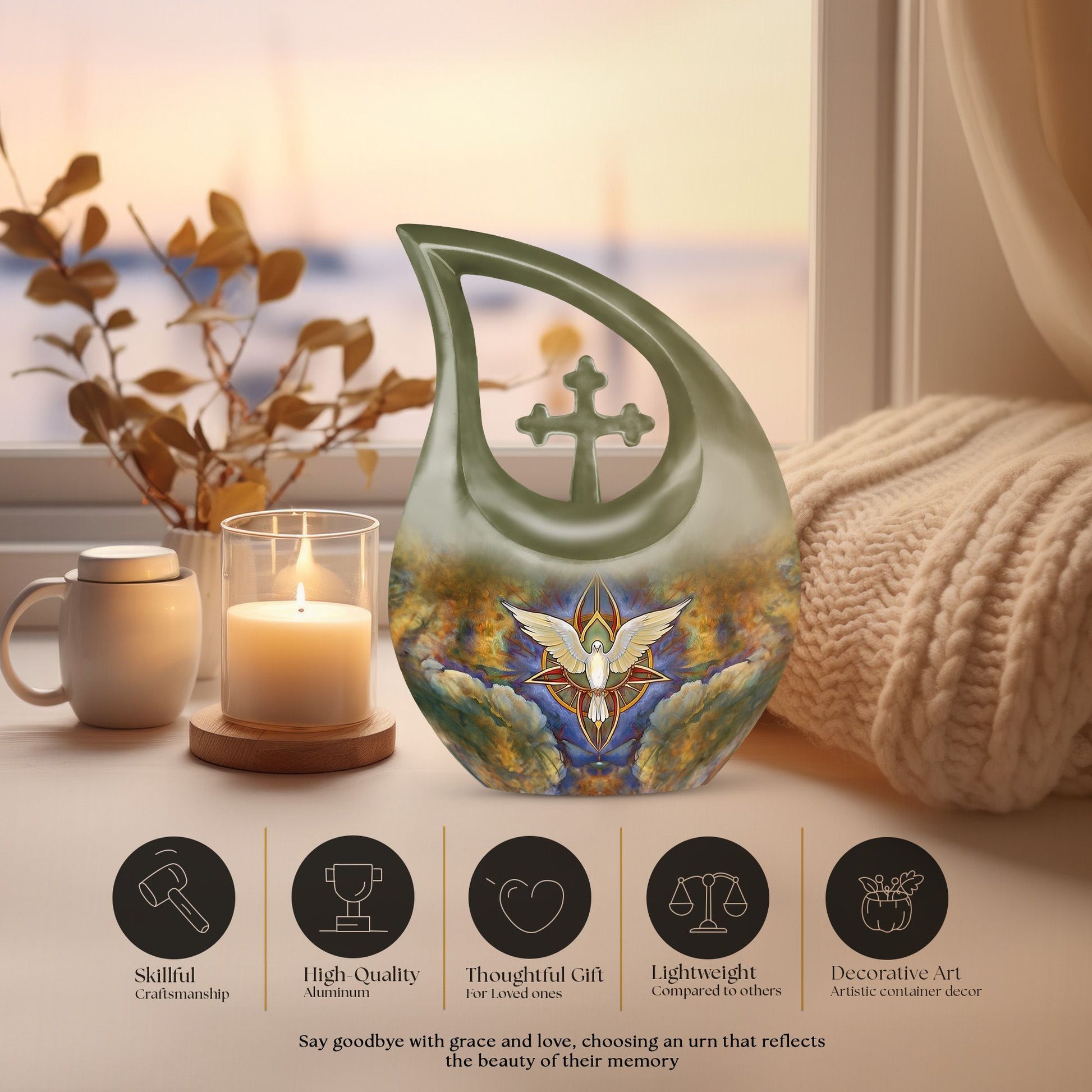 Catholic Urns For Ashes - Cremation Ashes Urn