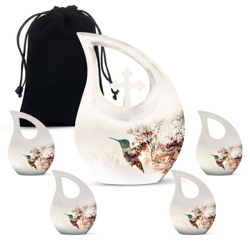Large Urn With 4 Keepsake