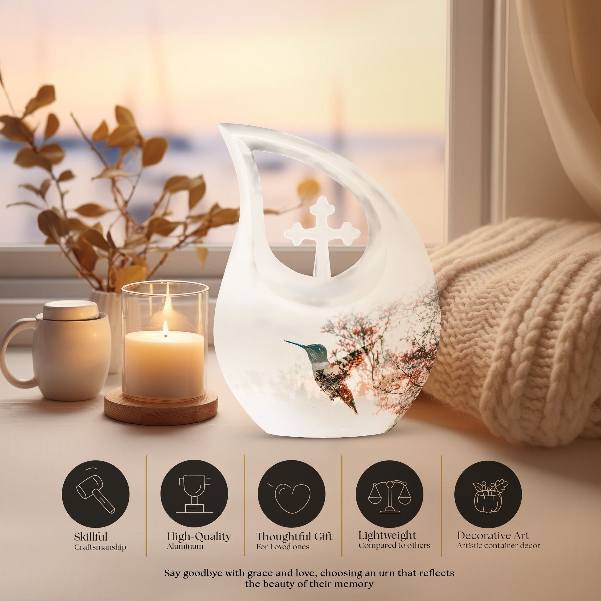 Humming Bird Urns For Ashes - Cremation Urns Human