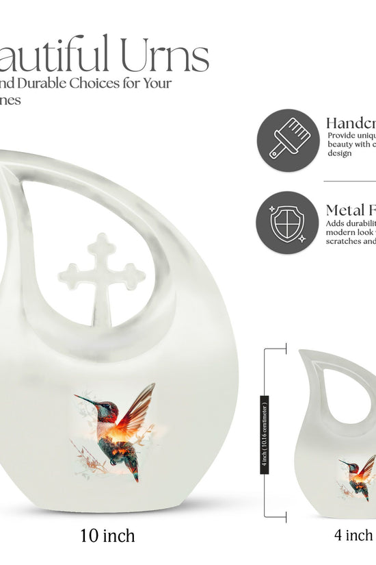 Humming Bird Urns For Ashes - Cremation Urns For Human Ashes Adult Black