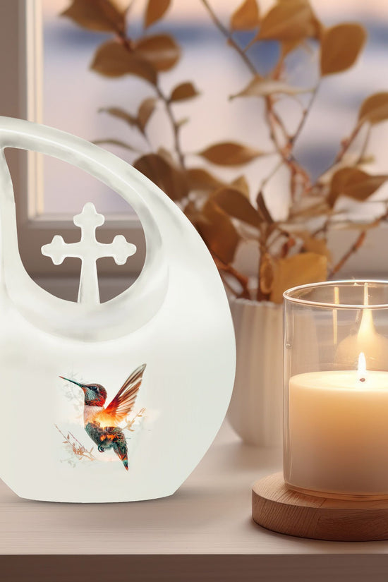 Humming Bird Urns For Ashes - Cremation Urns For Human Ashes Adult Black