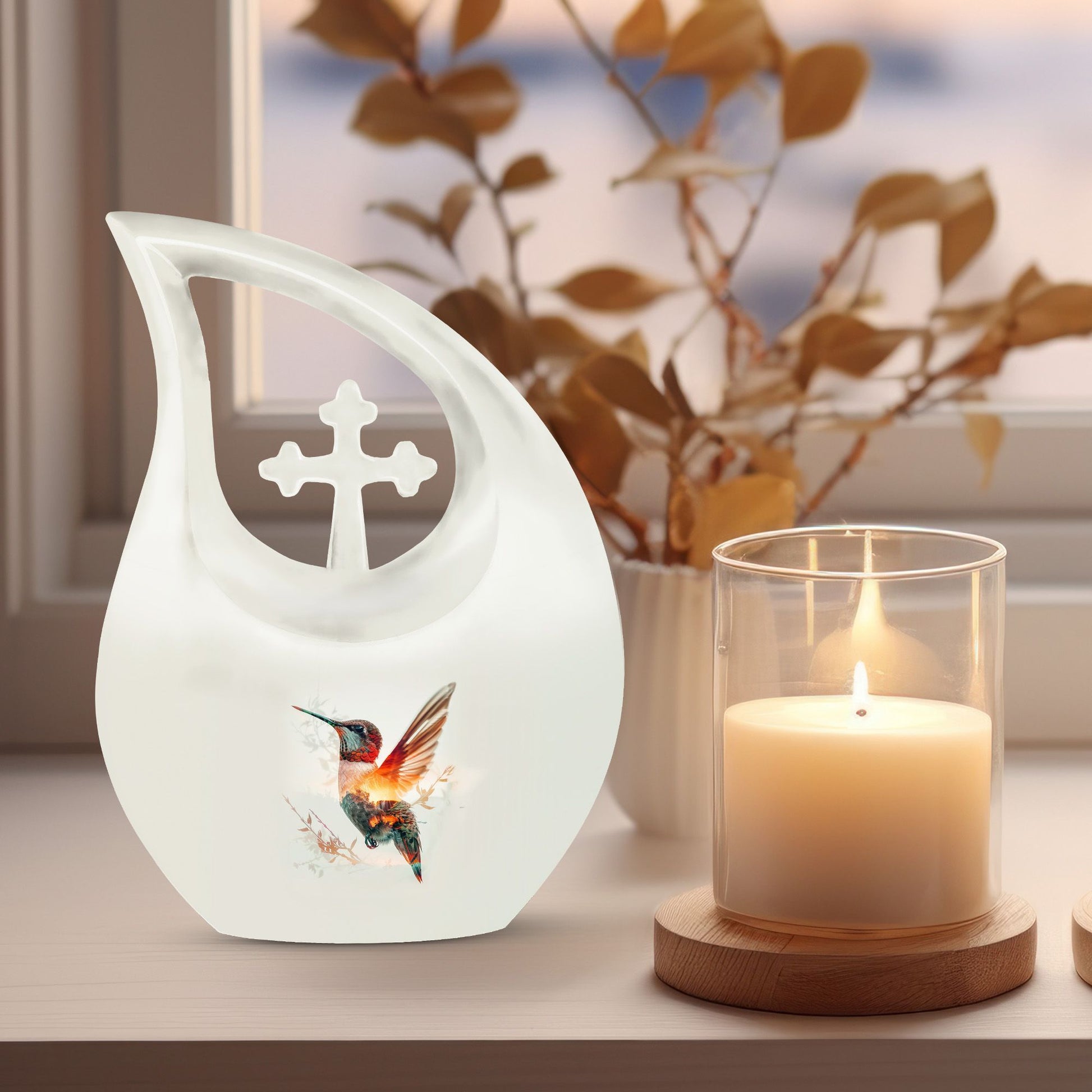 Humming Bird Urns For Ashes - Cremation Urns For Human Ashes Adult Black