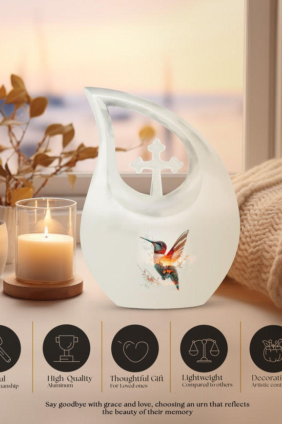 Humming Bird Urns For Ashes - Cremation Urns For Human Ashes Adult Black