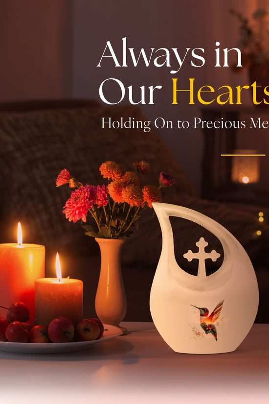 Humming Bird Urns For Ashes - Cremation Urns For Human Ashes Adult Black