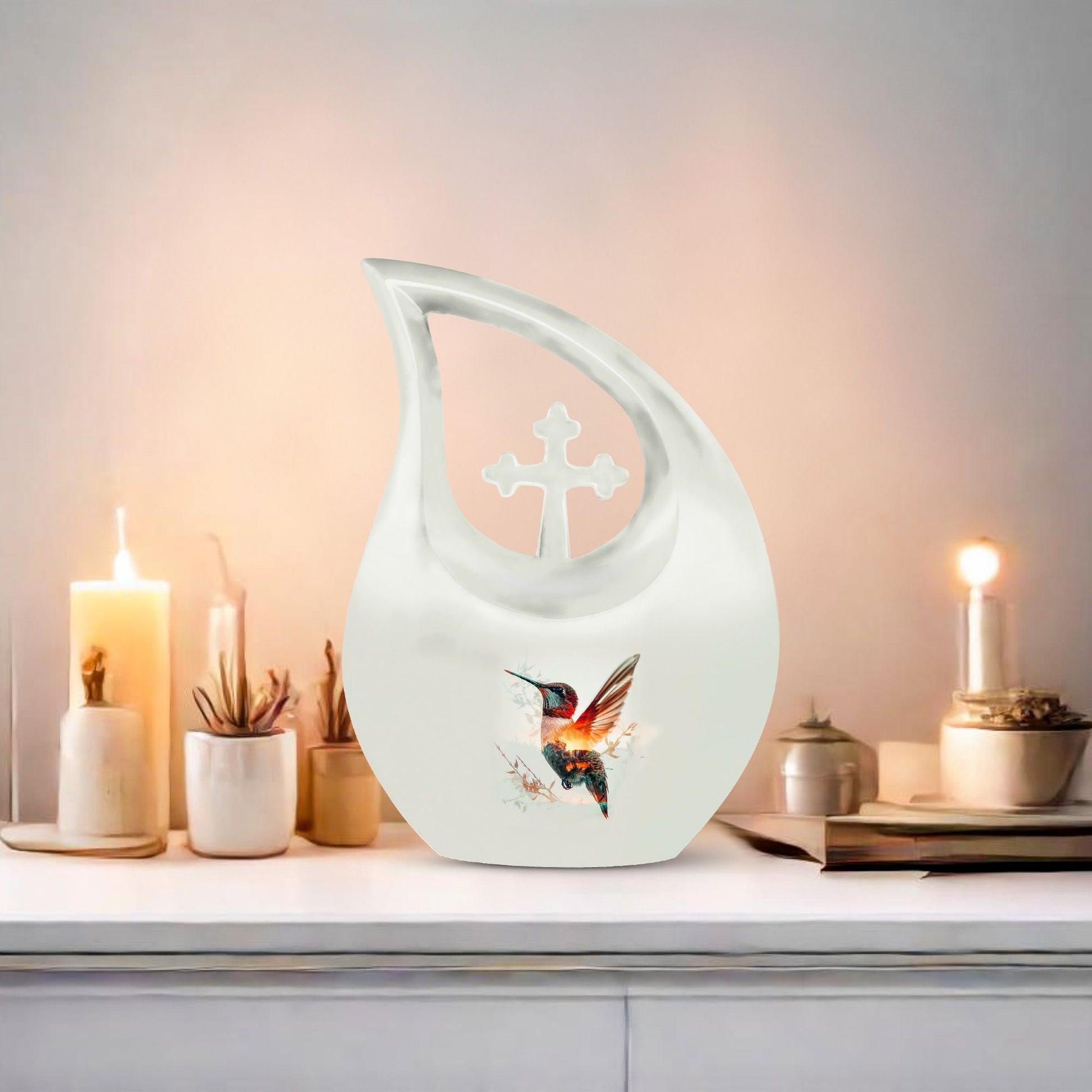 Humming Bird Urns For Ashes - Cremation Urns For Human Ashes Adult Black
