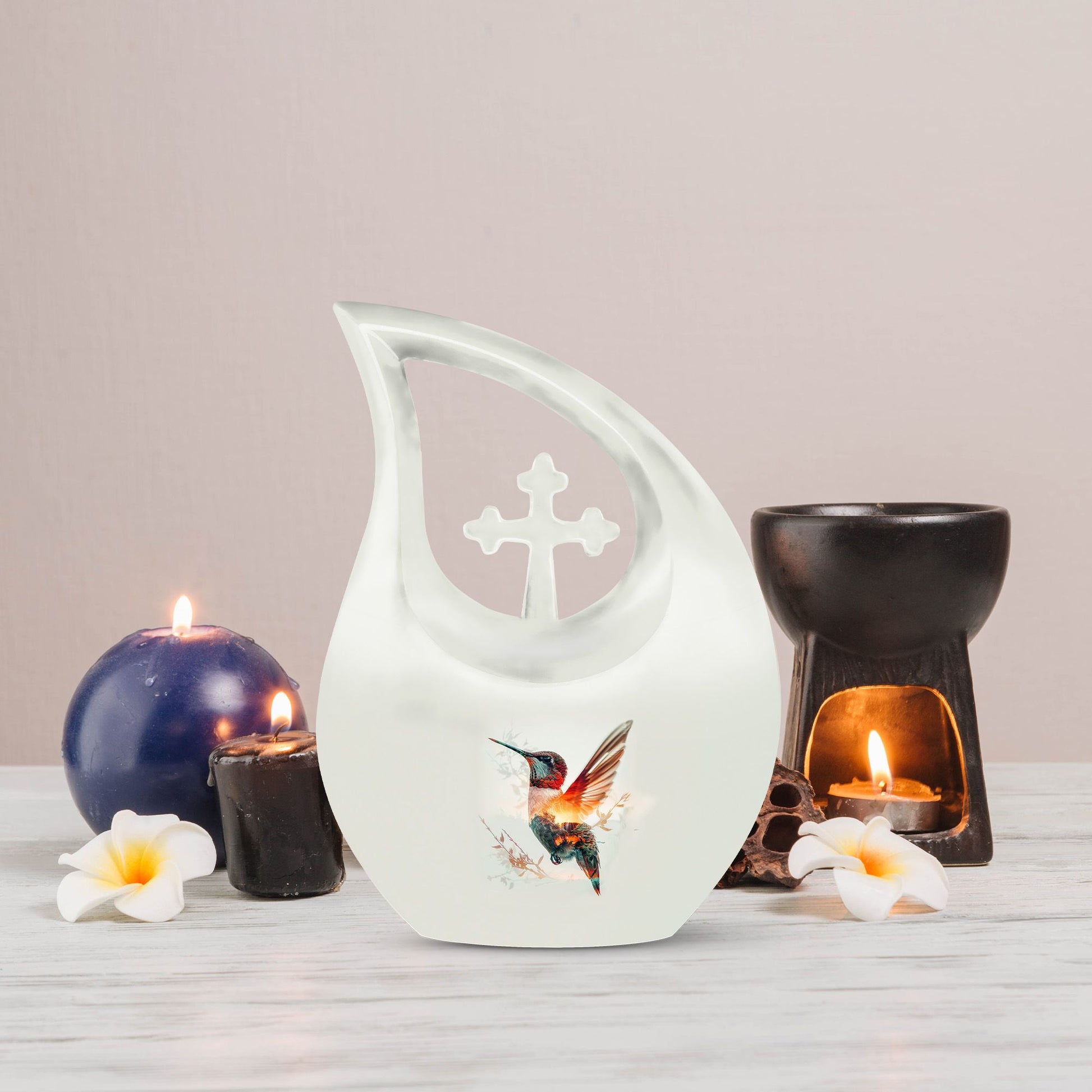 Humming Bird Urns For Ashes - Cremation Urns For Human Ashes Adult Black