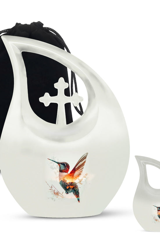 Humming Bird Urns For Ashes - Cremation Urns For Human Ashes Adult Black