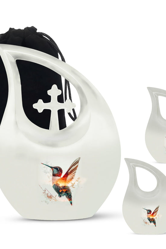 Humming Bird Urns For Ashes - Cremation Urns For Human Ashes Adult Black