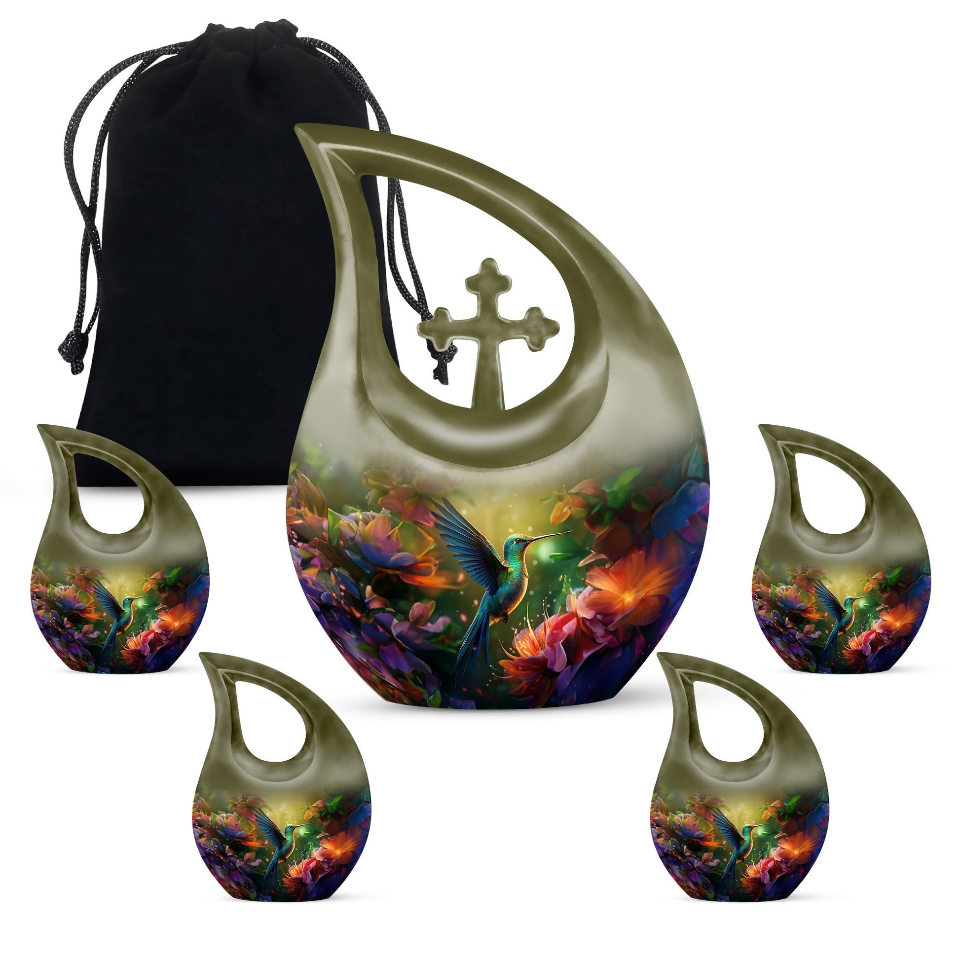Humming Bird Urns For Ashes - Cremation Urns For Adult Ashes Small