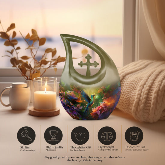Humming Bird Urns For Ashes - Cremation Urns For Adult Ashes Small