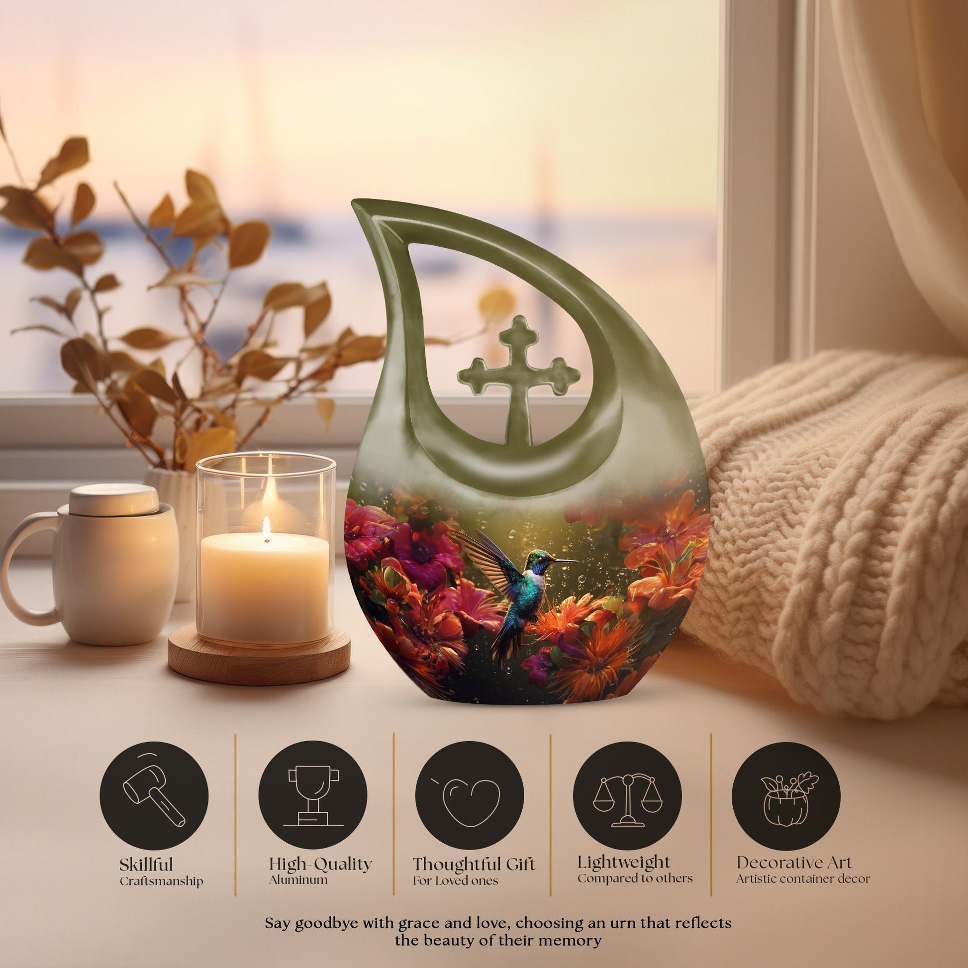 Humming Bird Urns For Ashes - Urn Adult Cremation