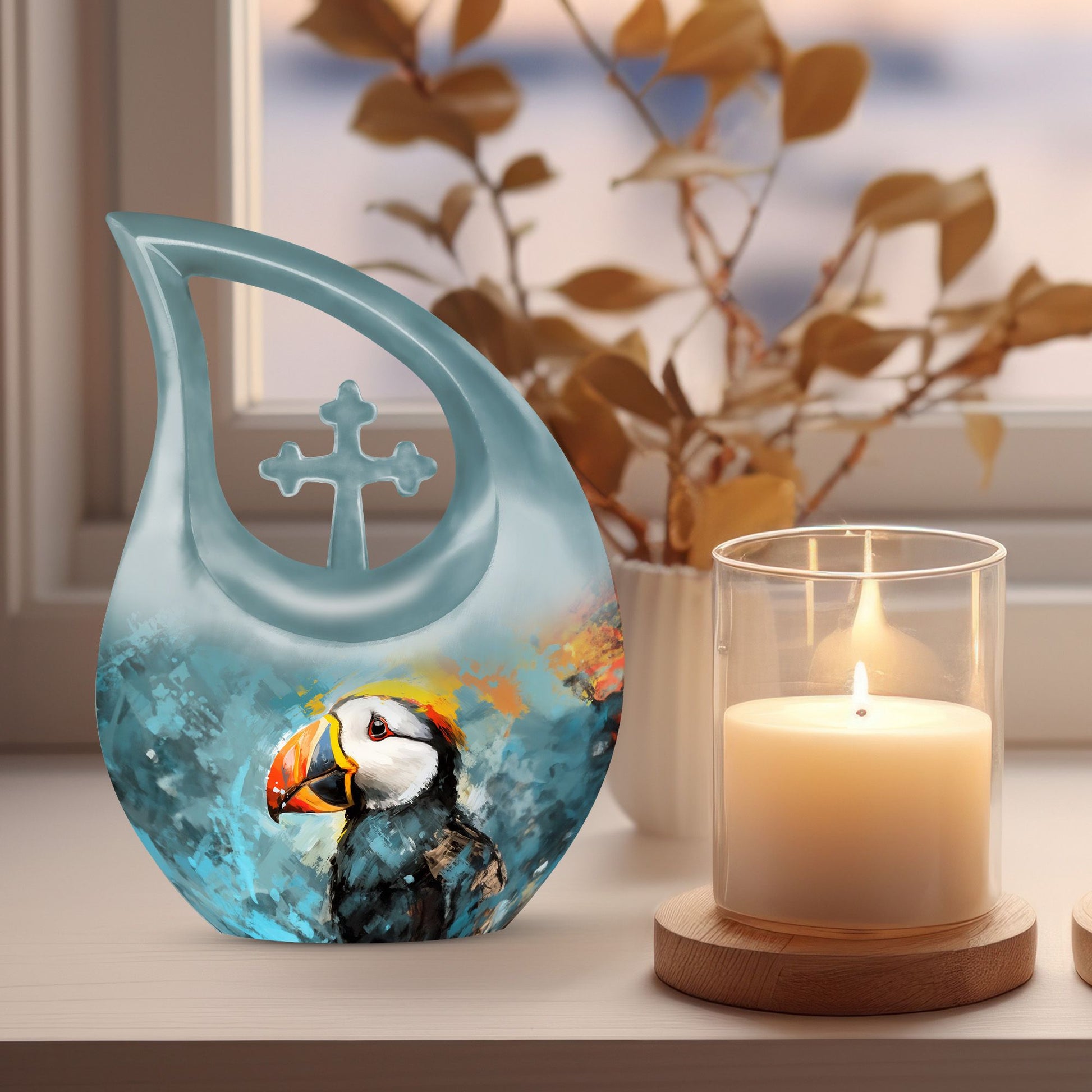 Puffin Bird Urns For Ashes - Cremation Urn Adult Ash