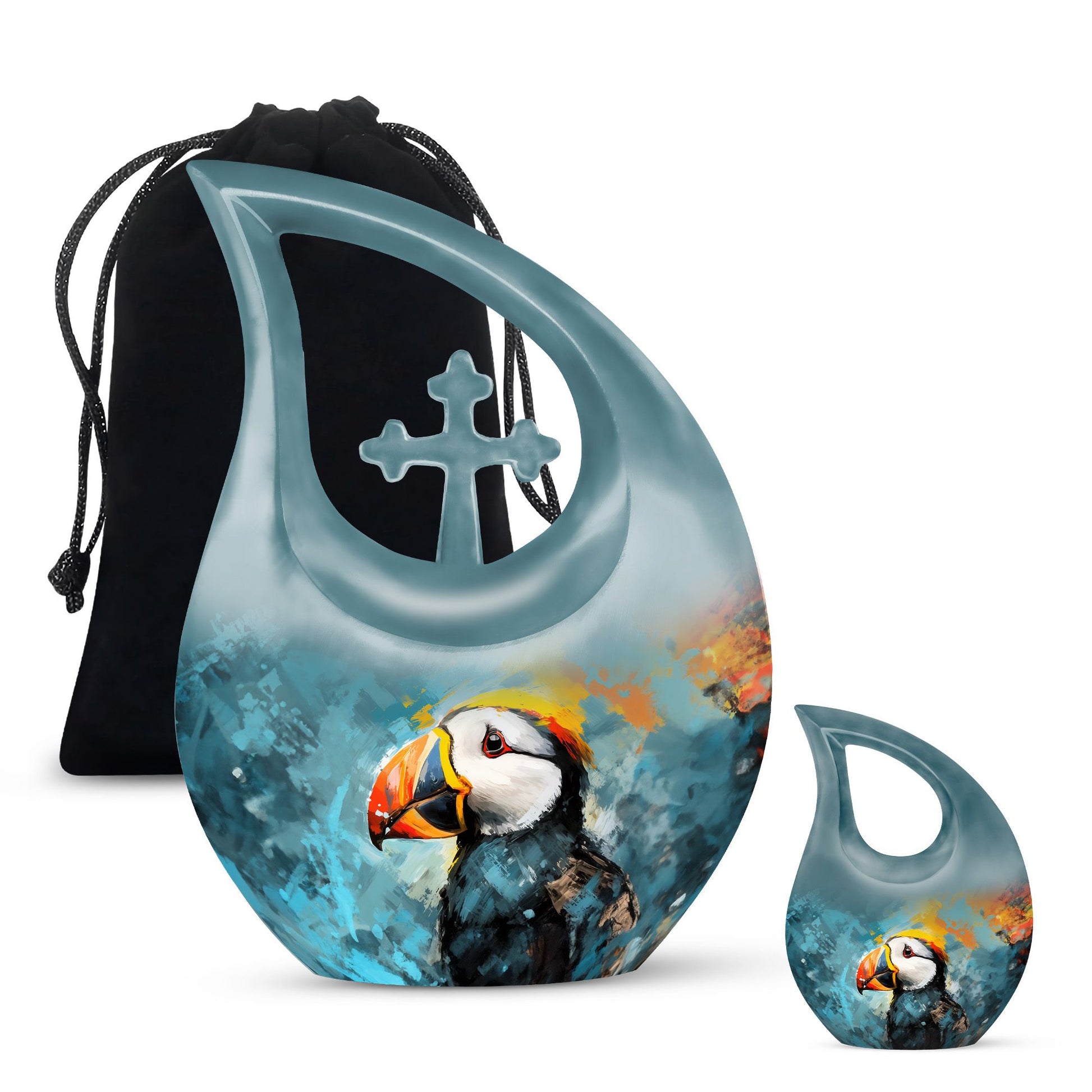 Puffin Bird Urns For Ashes - Cremation Urn Adult Ash