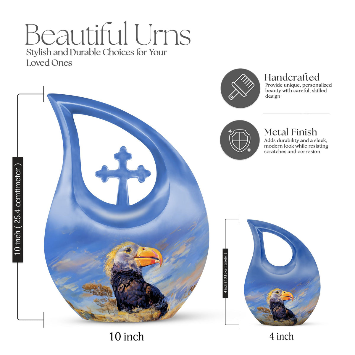 Puffin Bird Urns For Ashes - Cremation Urns Adult Women