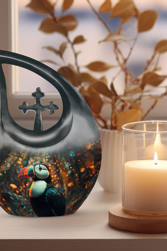 Puffin Bird Urns For Ashes - Cremation Keepsakes Ashes