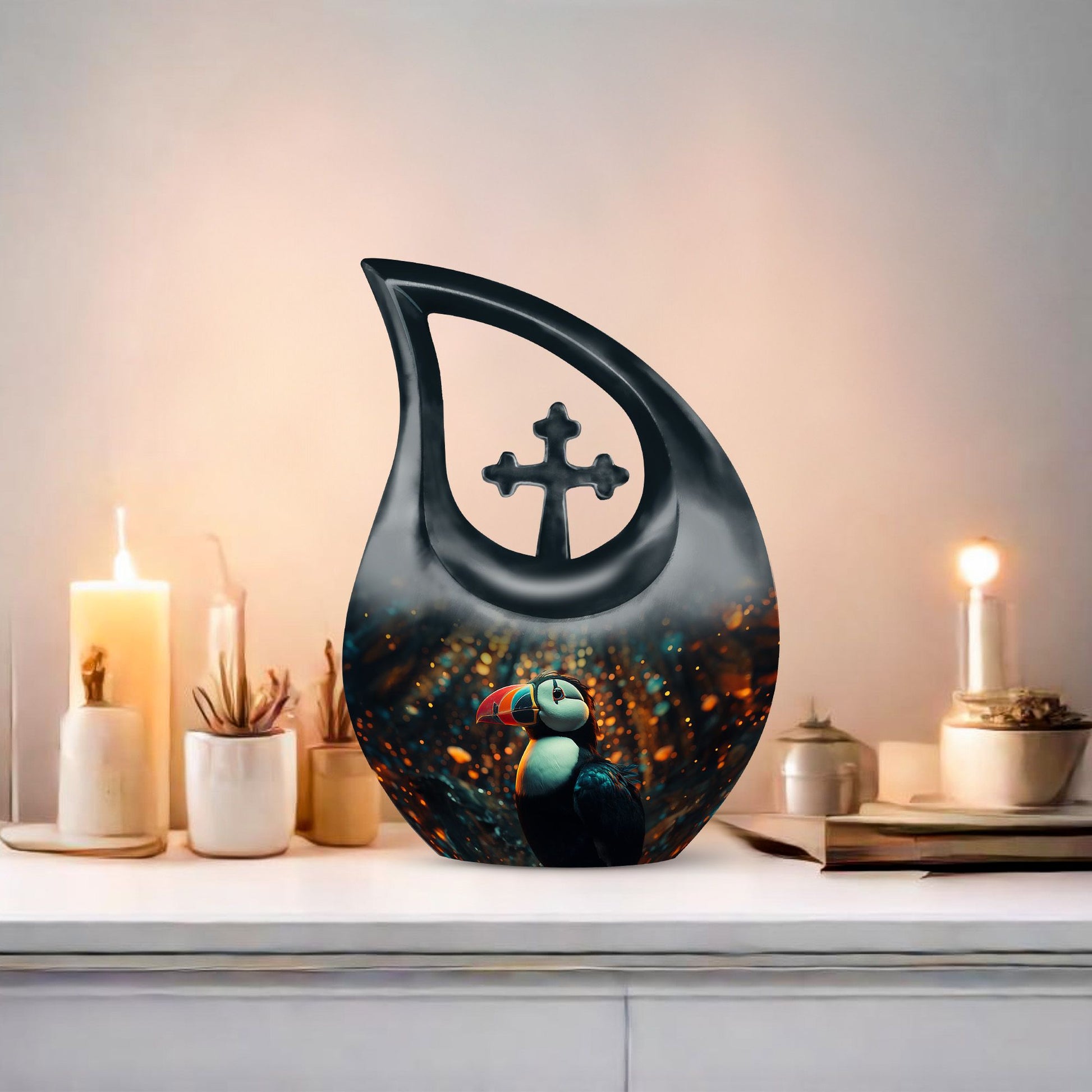 Puffin Bird Urns For Ashes - Cremation Keepsakes Ashes