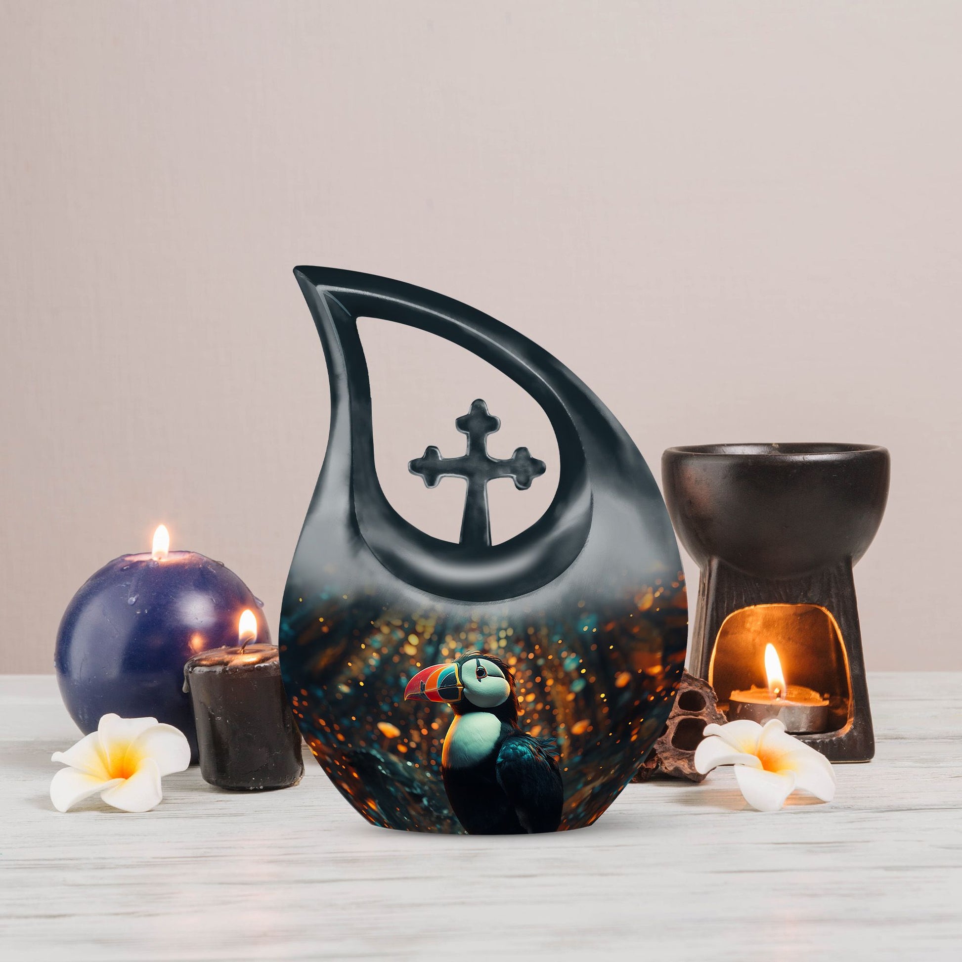 Puffin Bird Urns For Ashes - Cremation Keepsakes Ashes