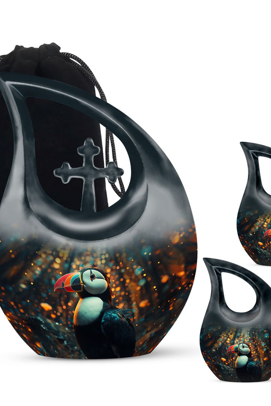 Puffin Bird Urns For Ashes - Cremation Keepsakes Ashes
