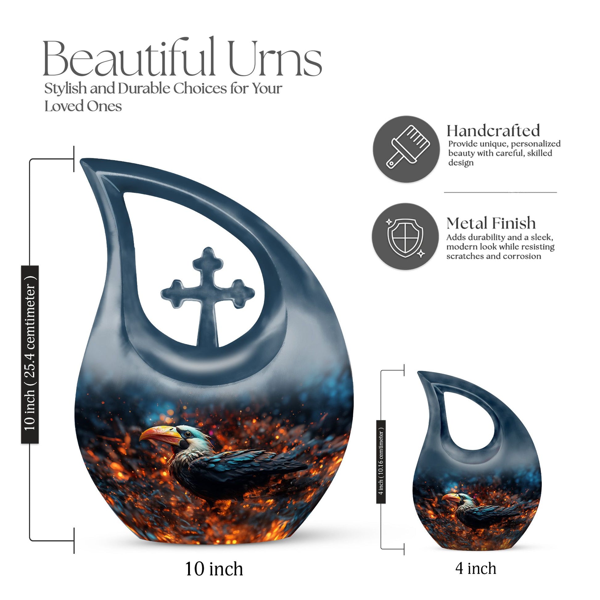 Puffin Bird Urns For Ashes - Human Cremation Urns Adult