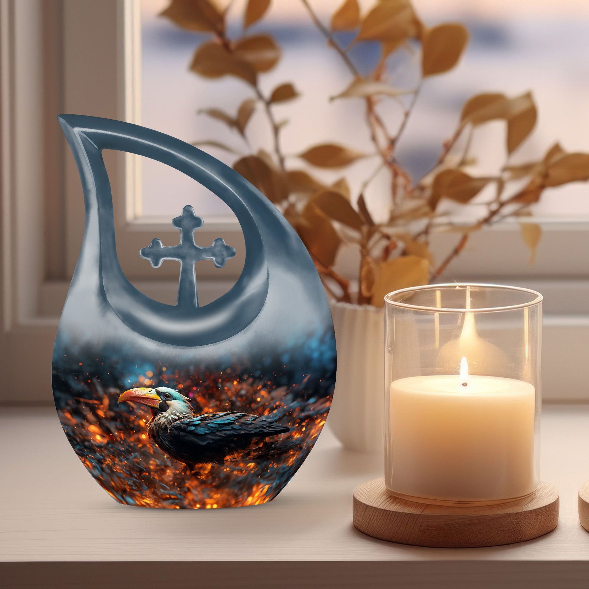 Puffin Bird Urns For Ashes - Human Cremation Urns Adult
