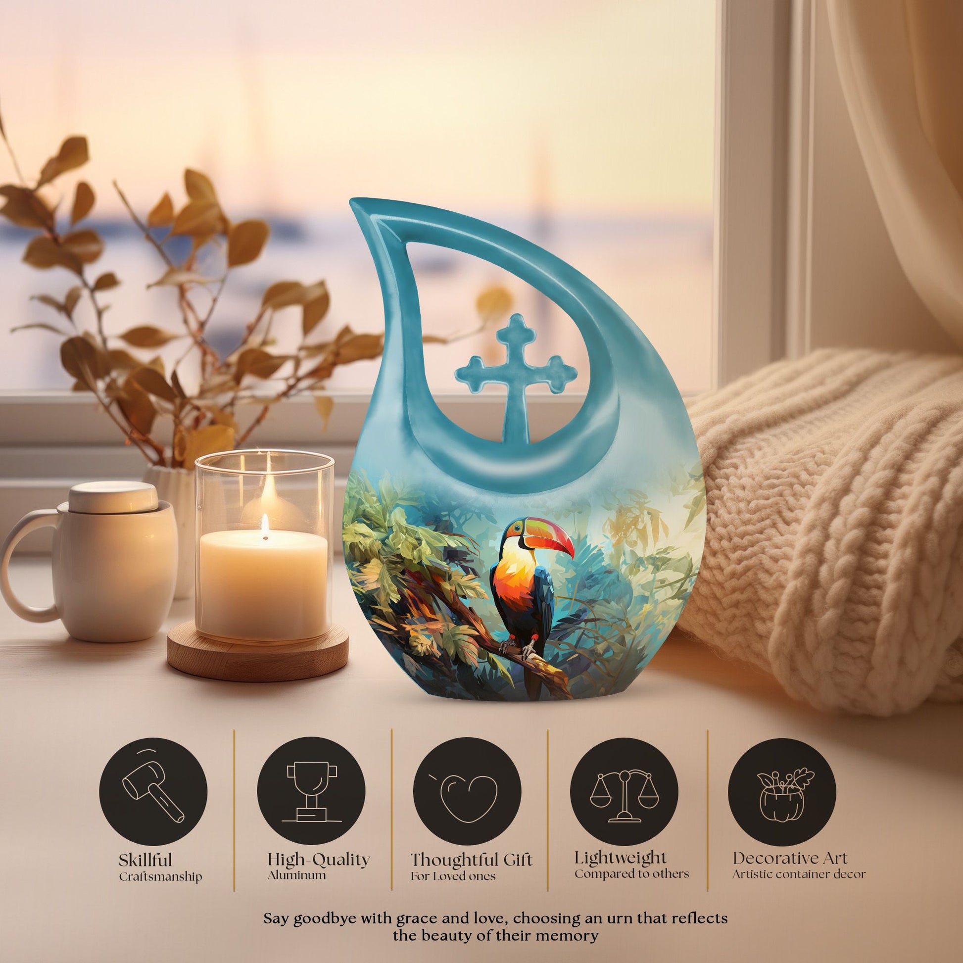 Puffin Bird Urns For Ashes - Urn For Cremations