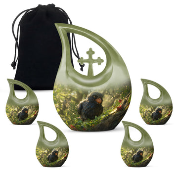 Large Urn With 4 Keepsake