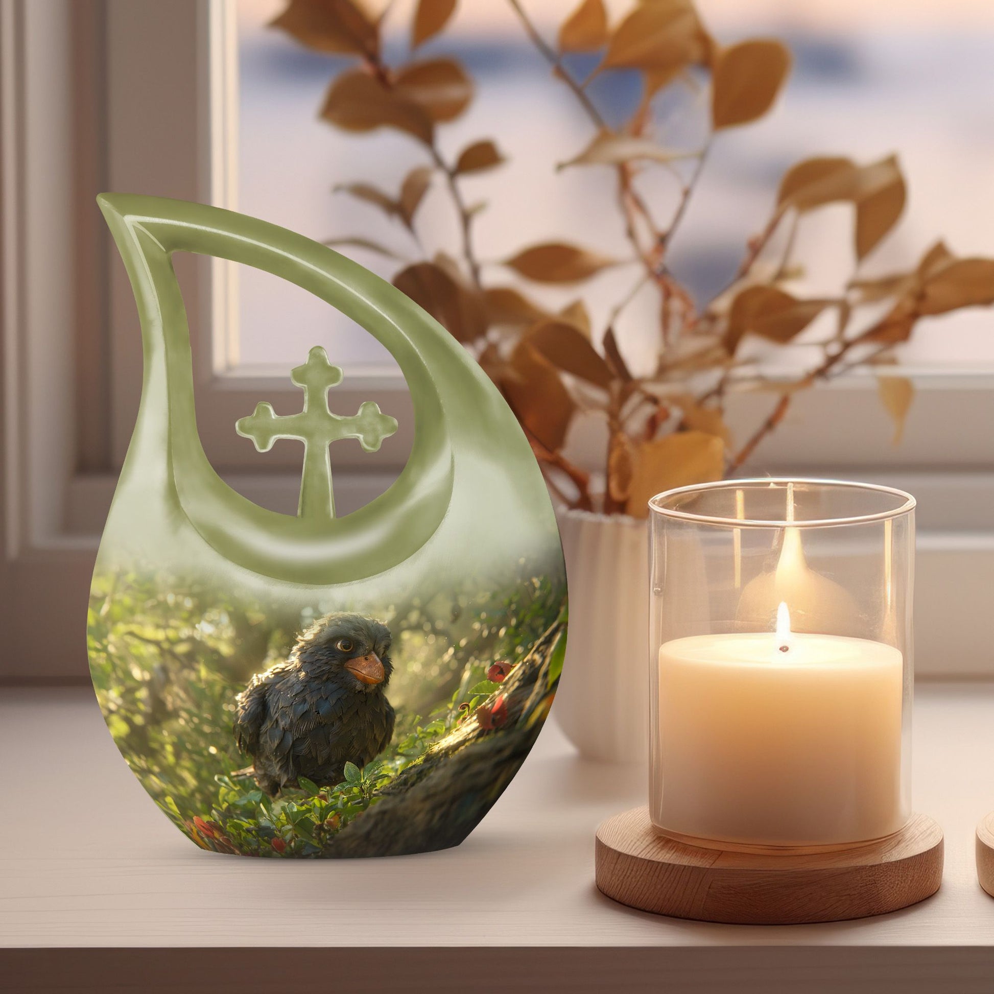 Puffin Bird Urns For Ashes - Cremation Urns Small
