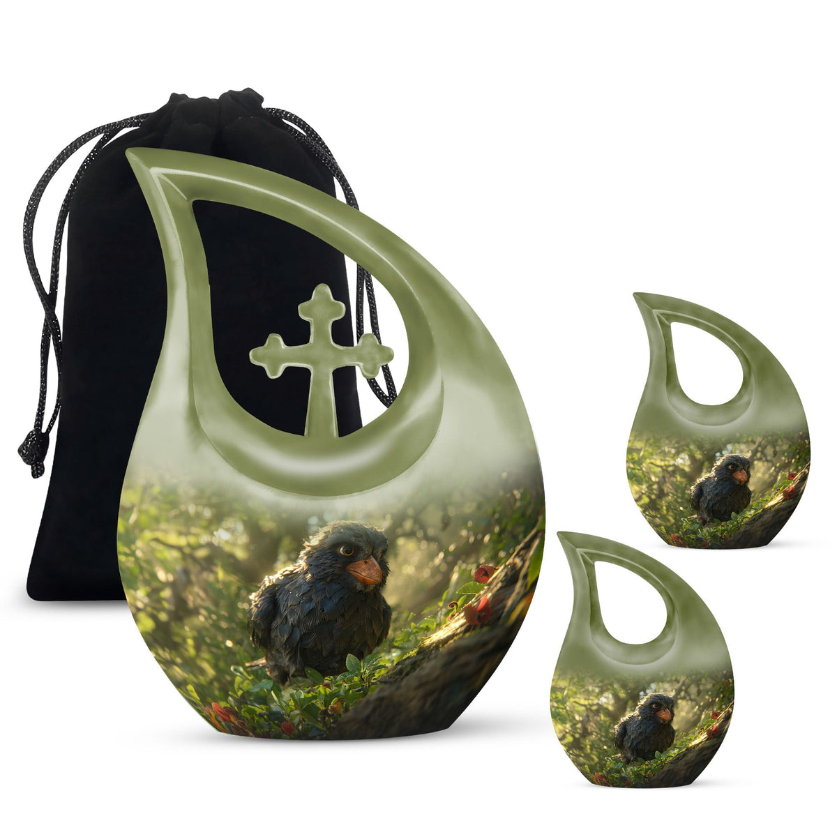 Puffin Bird Urns For Ashes - Cremation Urns Small