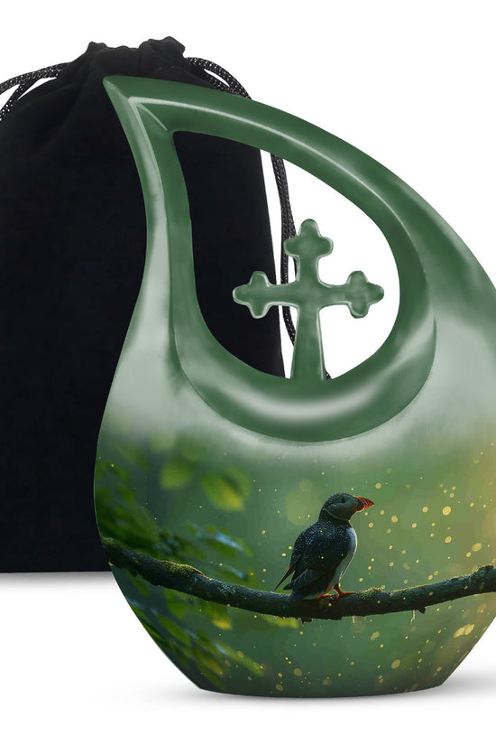 Puffin Bird Urns For Ashes - Small Urns For Human Ashes Keepsake