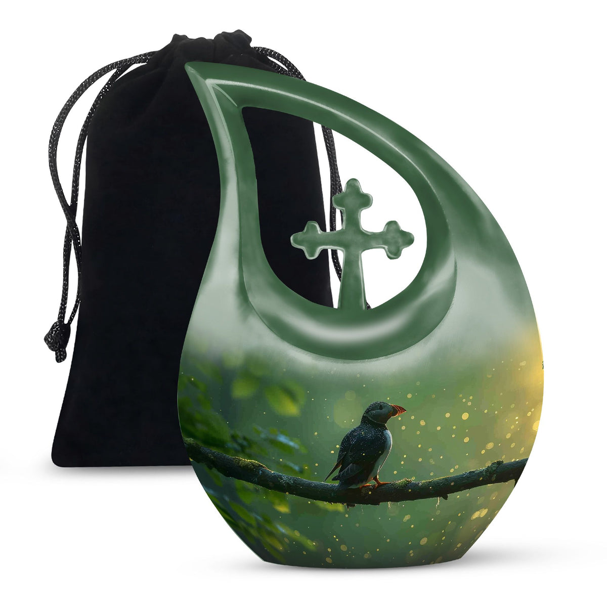 Puffin Bird Urns For Ashes - Small Urns For Human Ashes Keepsake