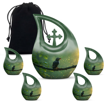 Large Urn With 4 Keepsake