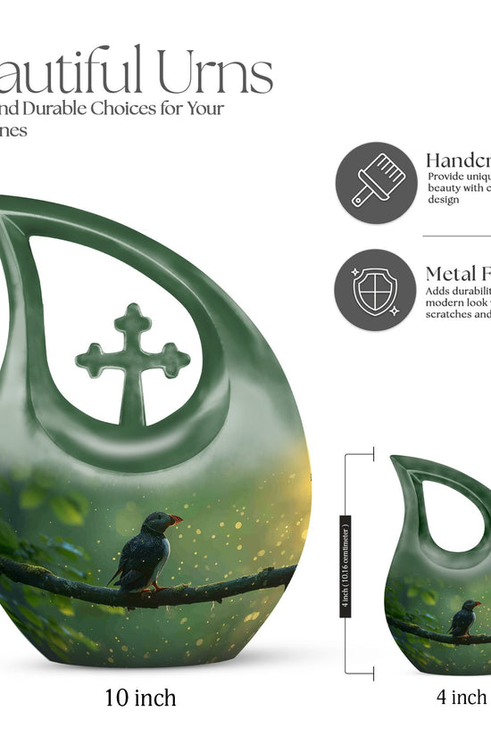 Puffin Bird Urns For Ashes - Small Urns For Human Ashes Keepsake