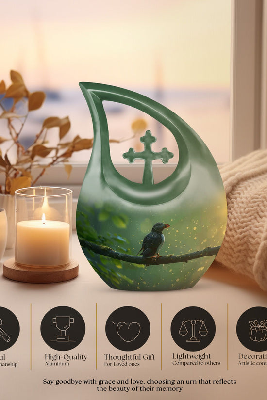 Puffin Bird Urns For Ashes - Small Urns For Human Ashes Keepsake